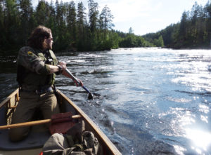 Günter Egger in Lappland / Finnland