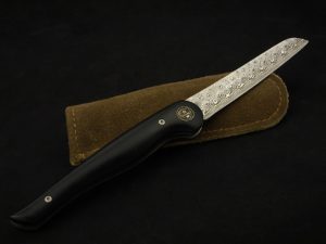 Damast Klappmesser Egger Messerschmiede Custom folder knife