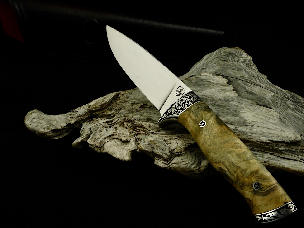 Jagd und Freizeitmesser, Hand Engraviert Egger Messerschmiede. Handmade Hunting knife, Hand Engraved, Exclusive knives.