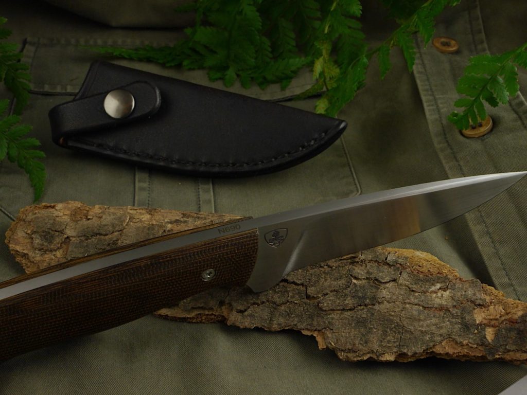 Jagdmesser Egger Meserschmiede Handmade Hunting knives. Micarta. N690