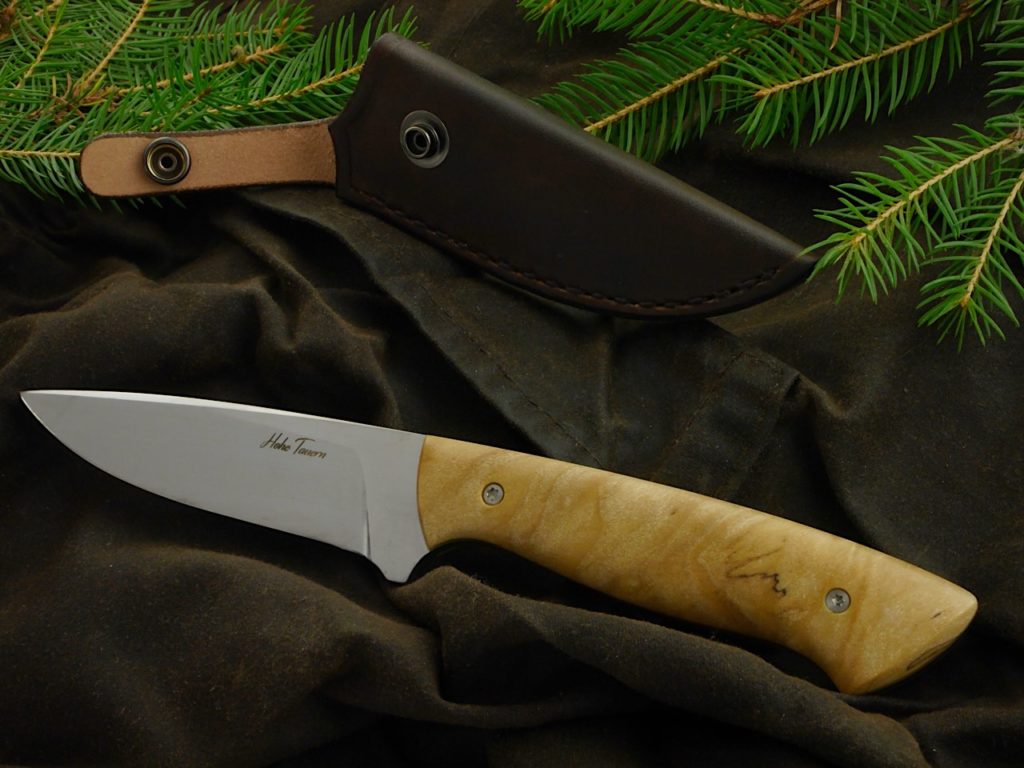 Jadgmessser Ahorn Griff N690 Custom handmade Hunting knives Maple handle